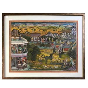 hunt large miniature painting