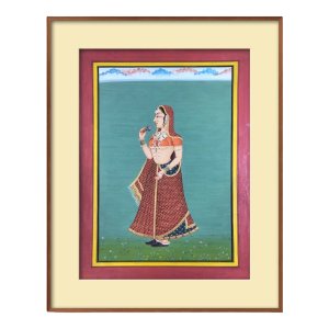 mewar queen miniature painting